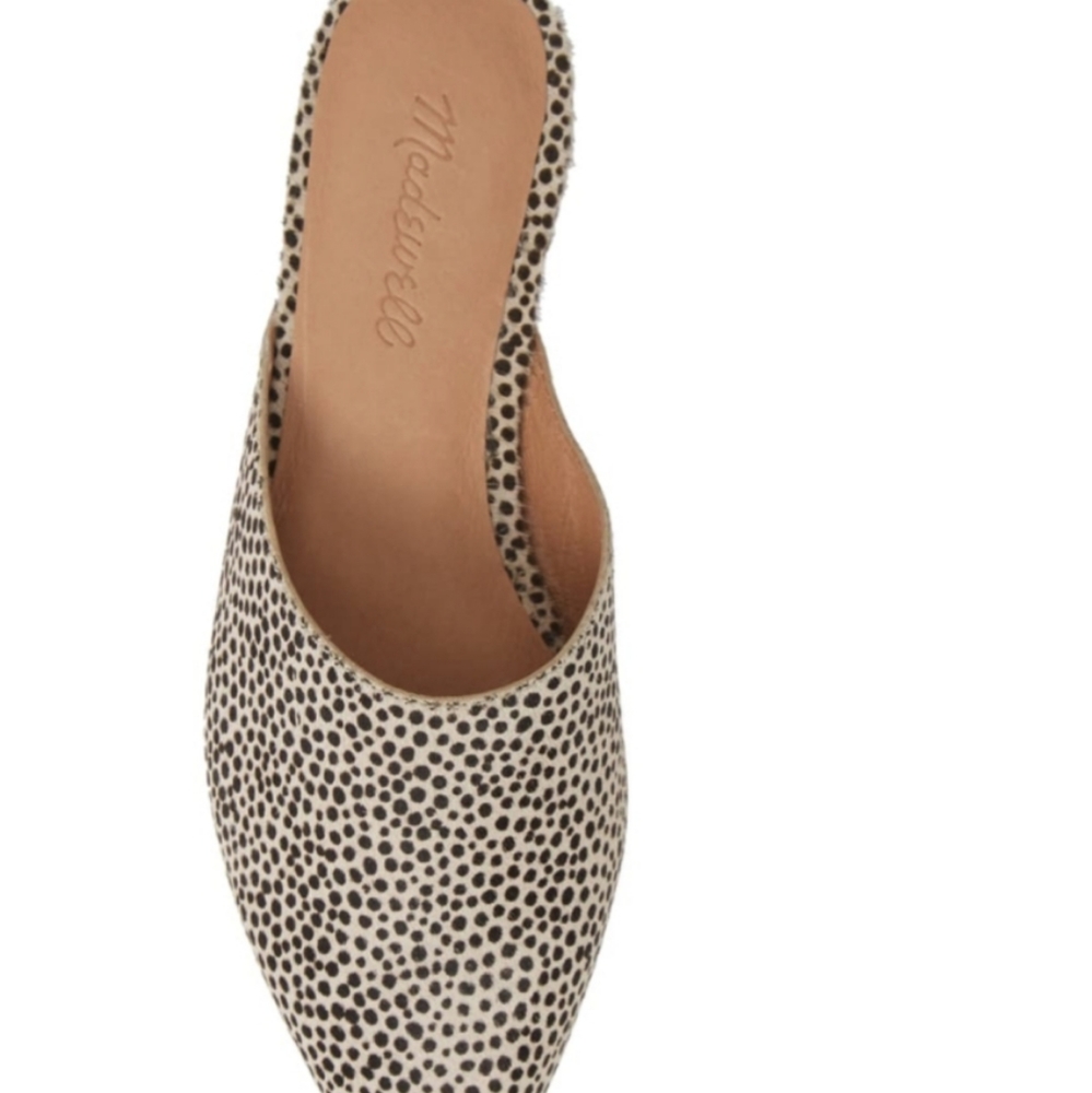 Remi genuine calf hair mule